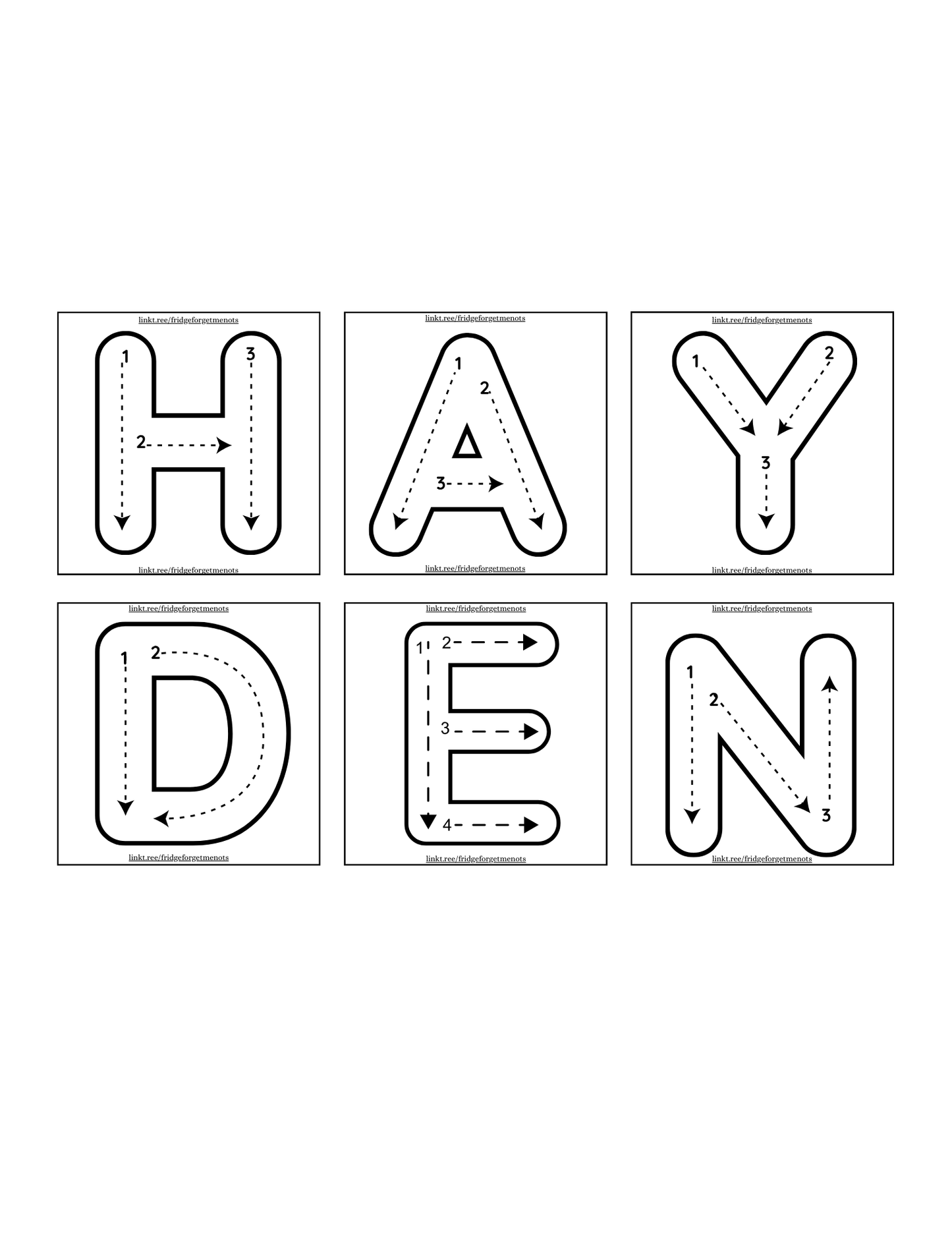 Custom Name - Dry Erase Kits