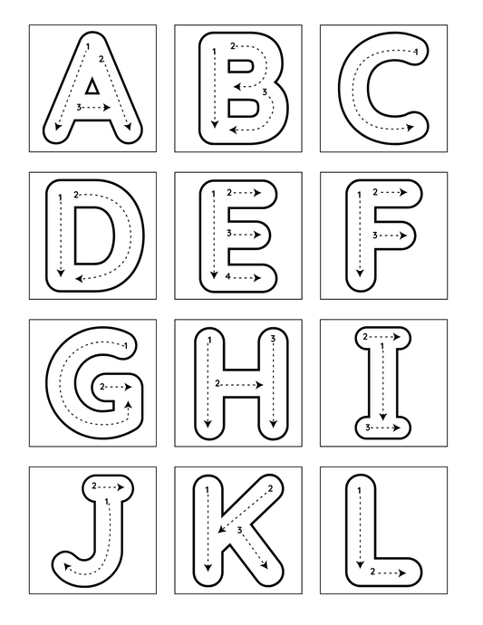 A - Z Traceable Letter Kits