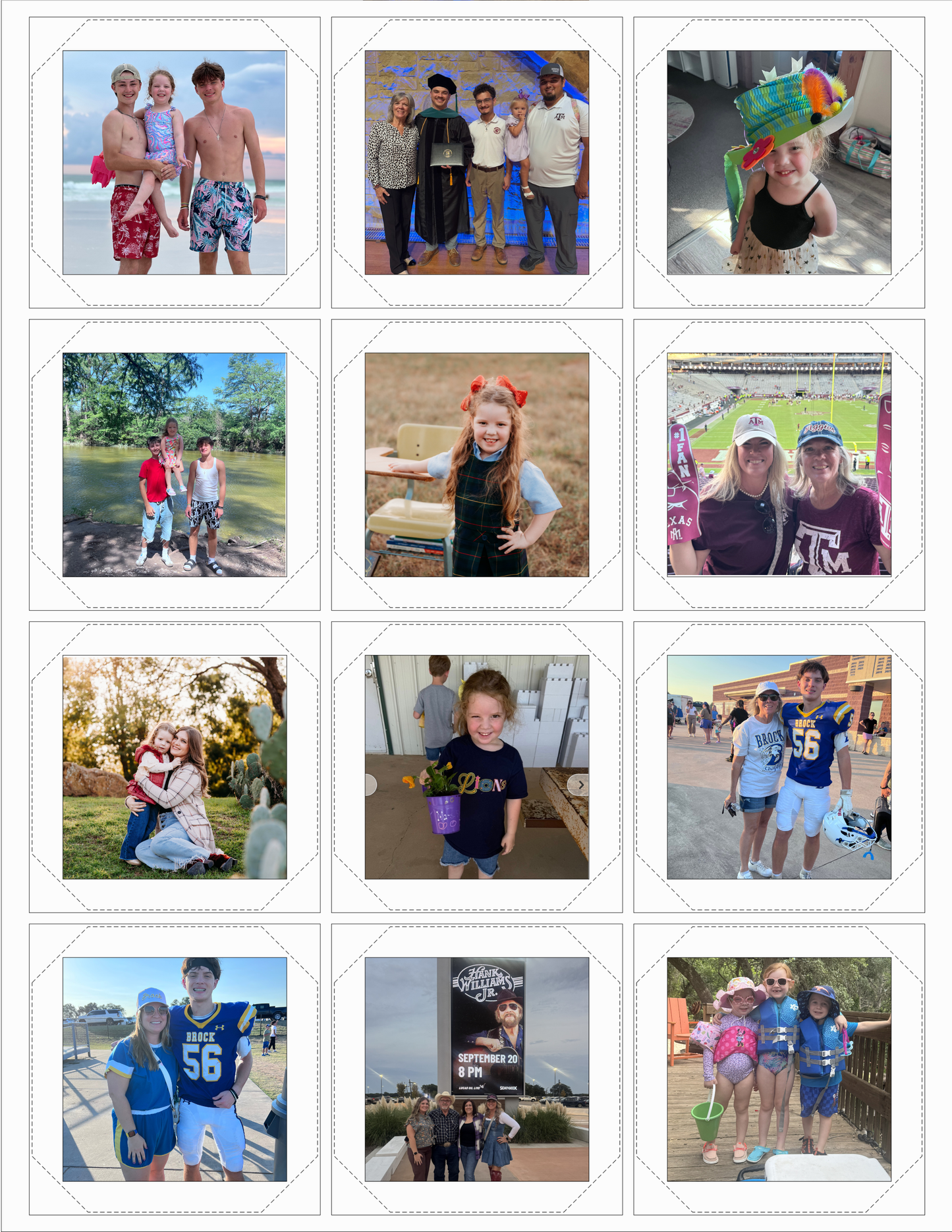 Set of 12 Custom Photo Magnets